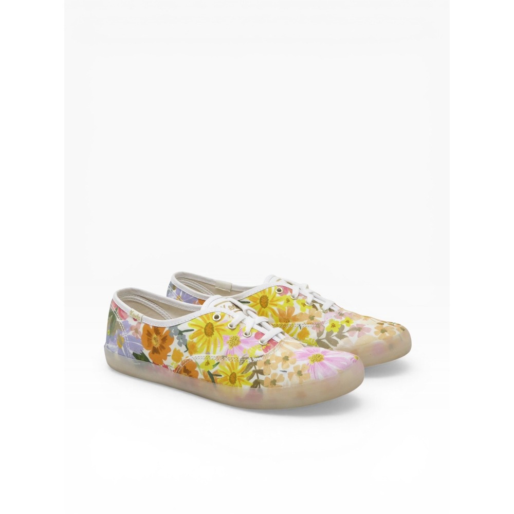 Keds x Rifle Paper Co Marguerite Floral Canvas Lace Up Sneakers